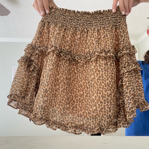 Urban outfitters cheetah print miniskirt - Picture 3 of 4